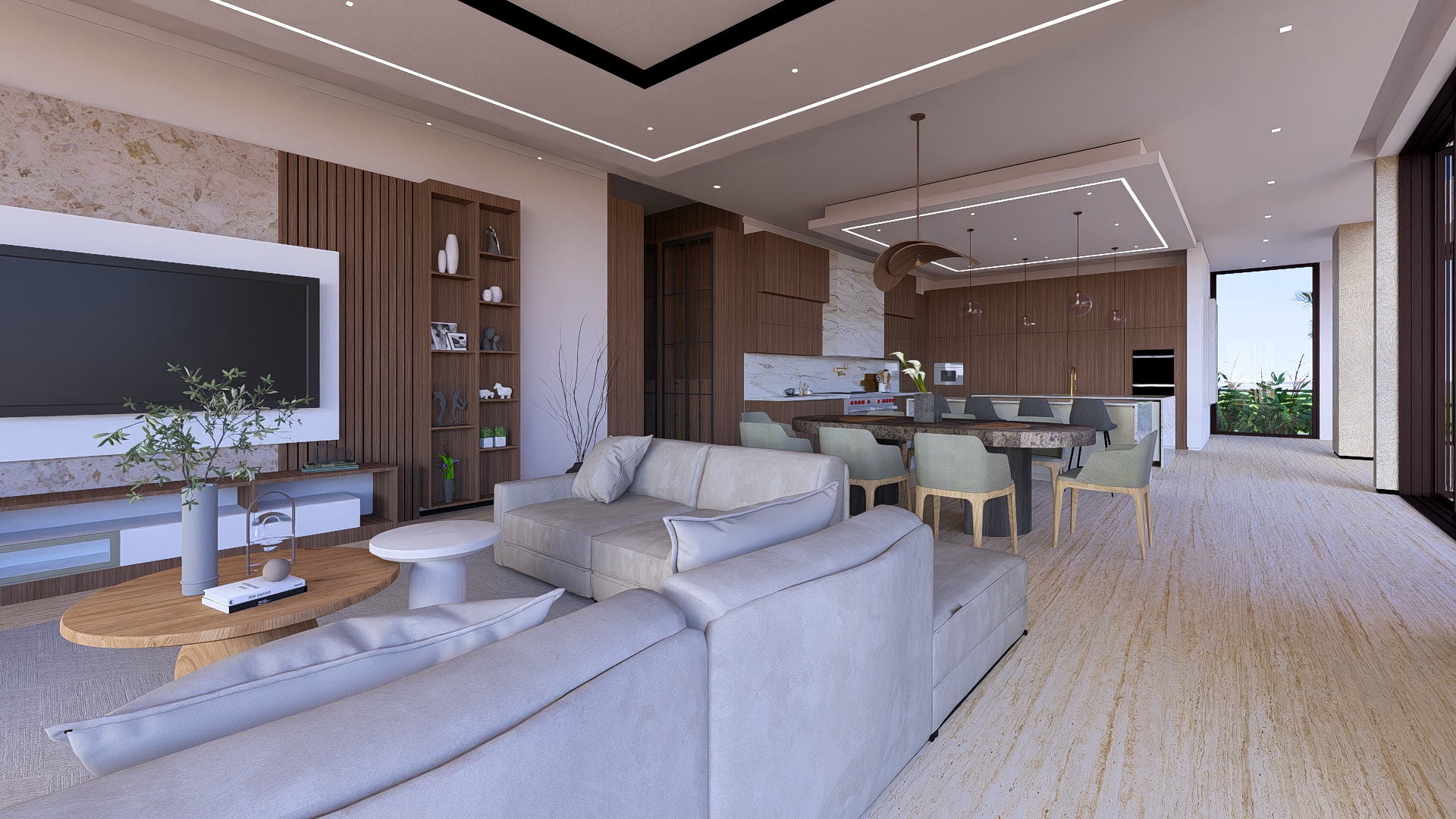 260 15th Circle kitchen rendering