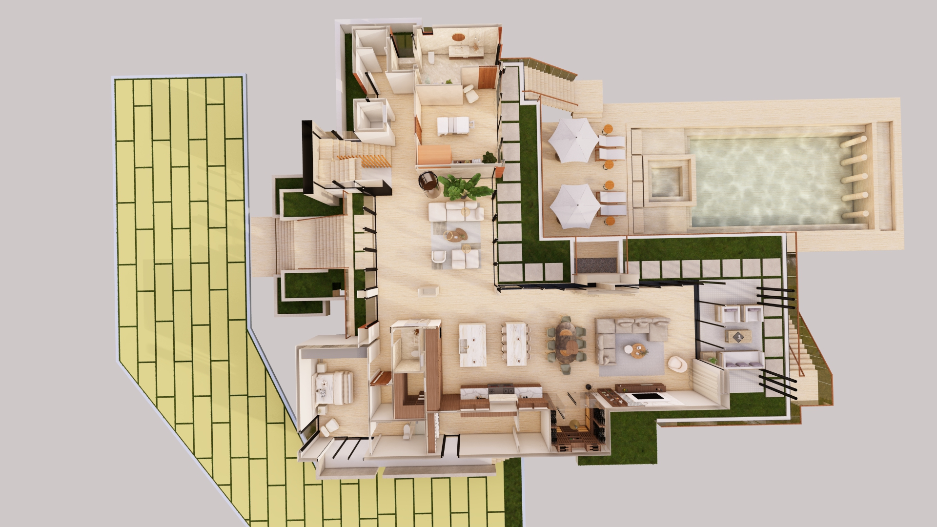 260 15th Circle Key Colony Beach first floor plan