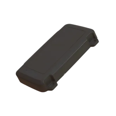 Black GPS unit showing the front of the GPS tracker.