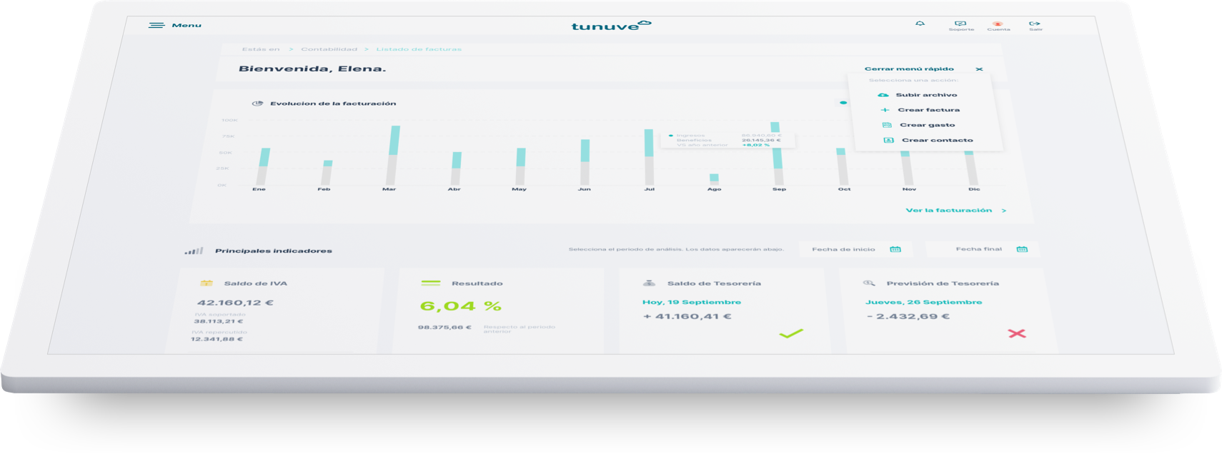 programas de facturación para asesorías y gestorías de tunuve