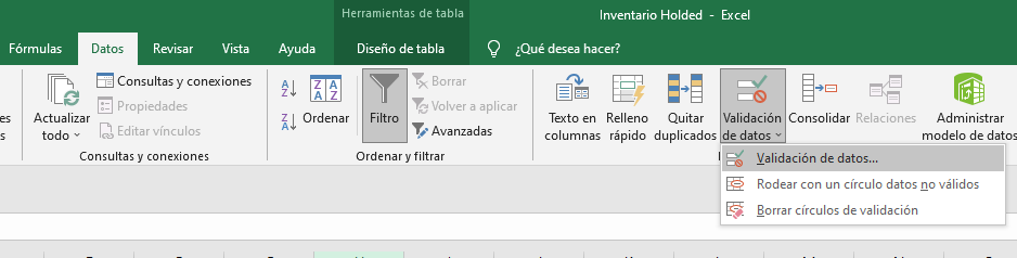 añadir los productos