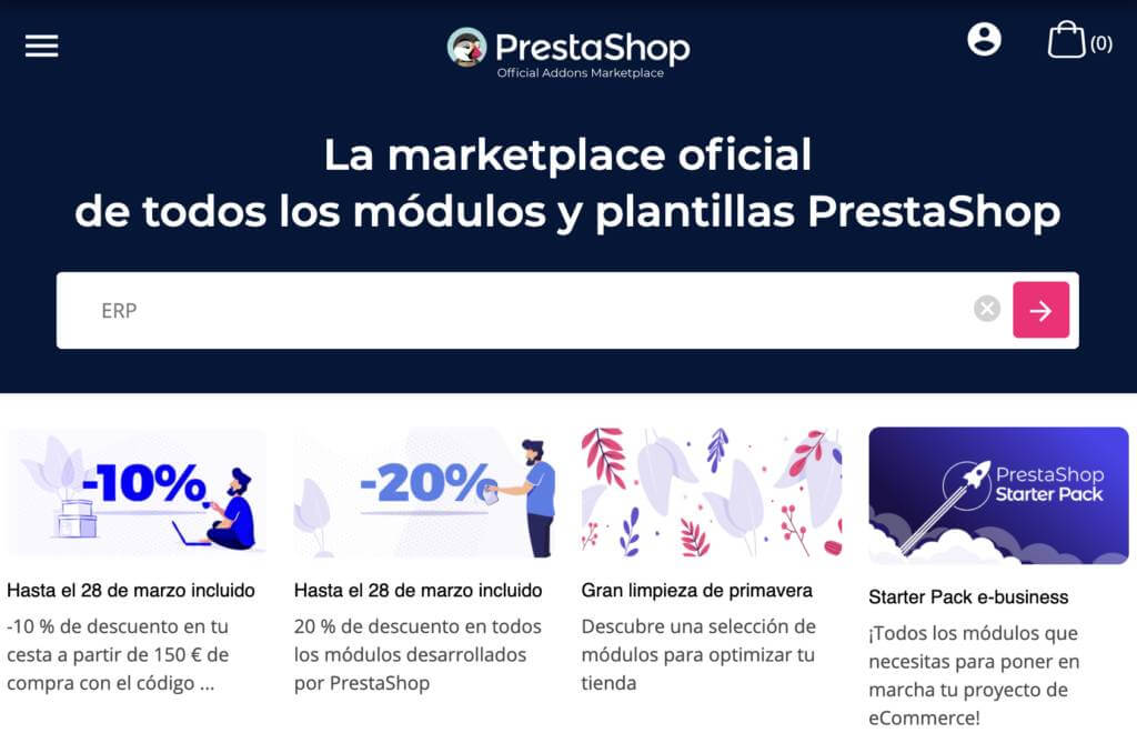 Cómo integrar PrestaShop.
