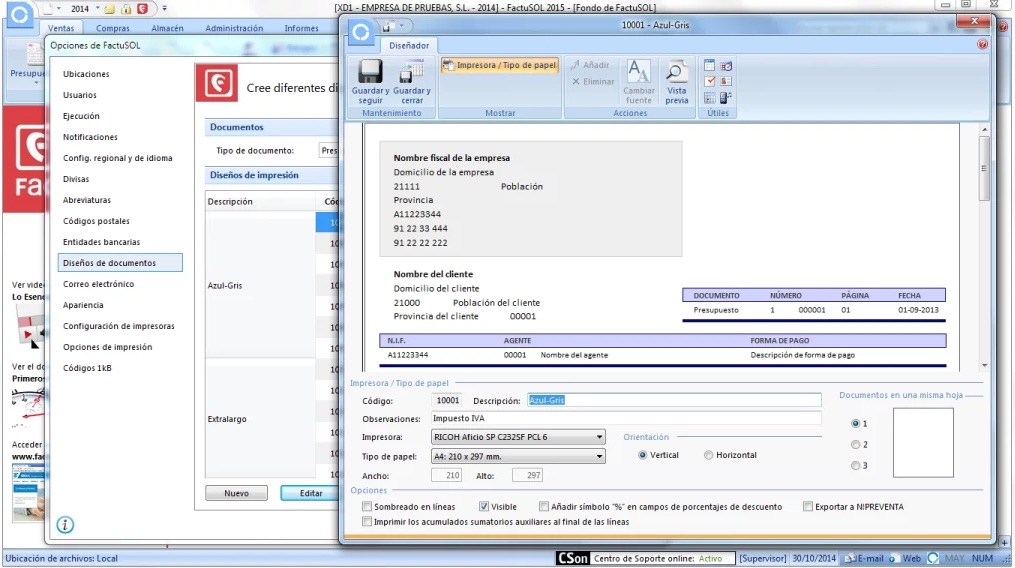 dashboard de Factusol