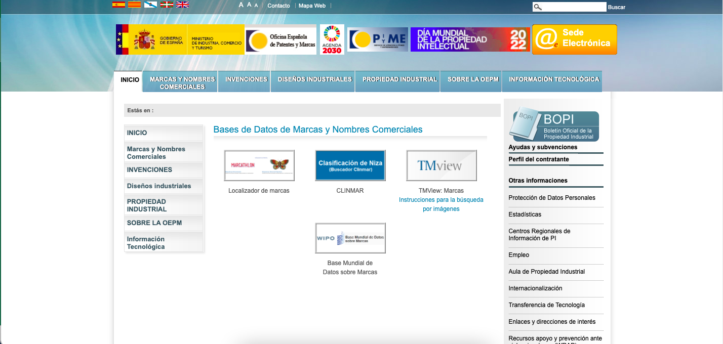 Localizador de marcas