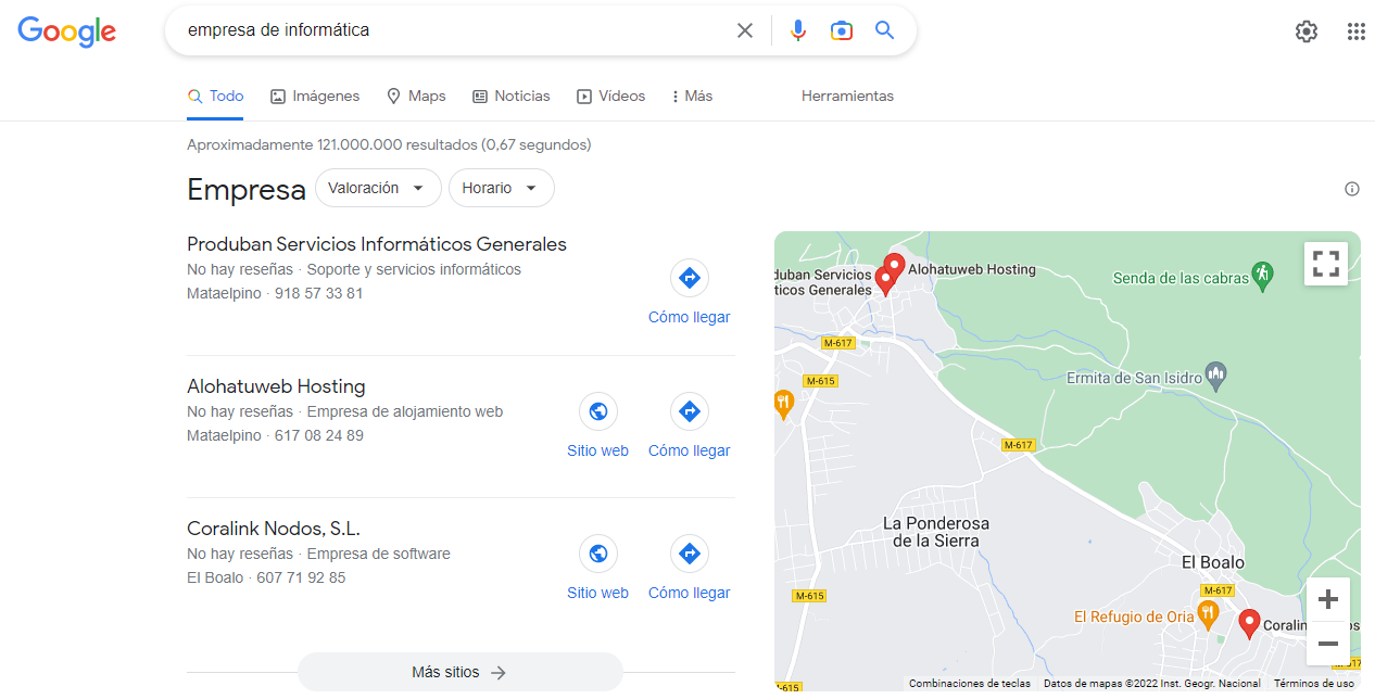 Google My Business para el seo de microempresas