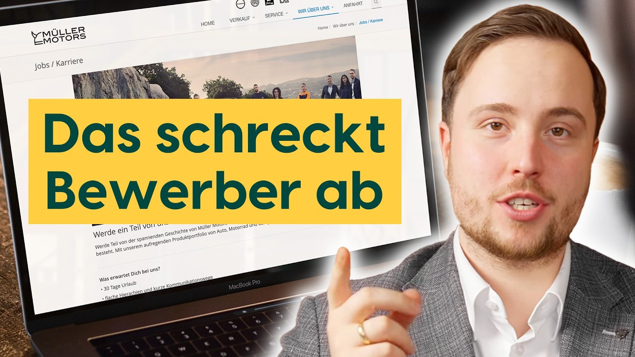Typische Fehler auf Karriereseiten von Unternehmen