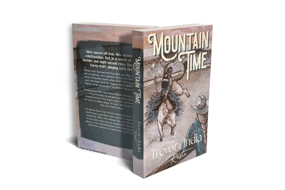 book cover for mountain time diamond hart ranch book one