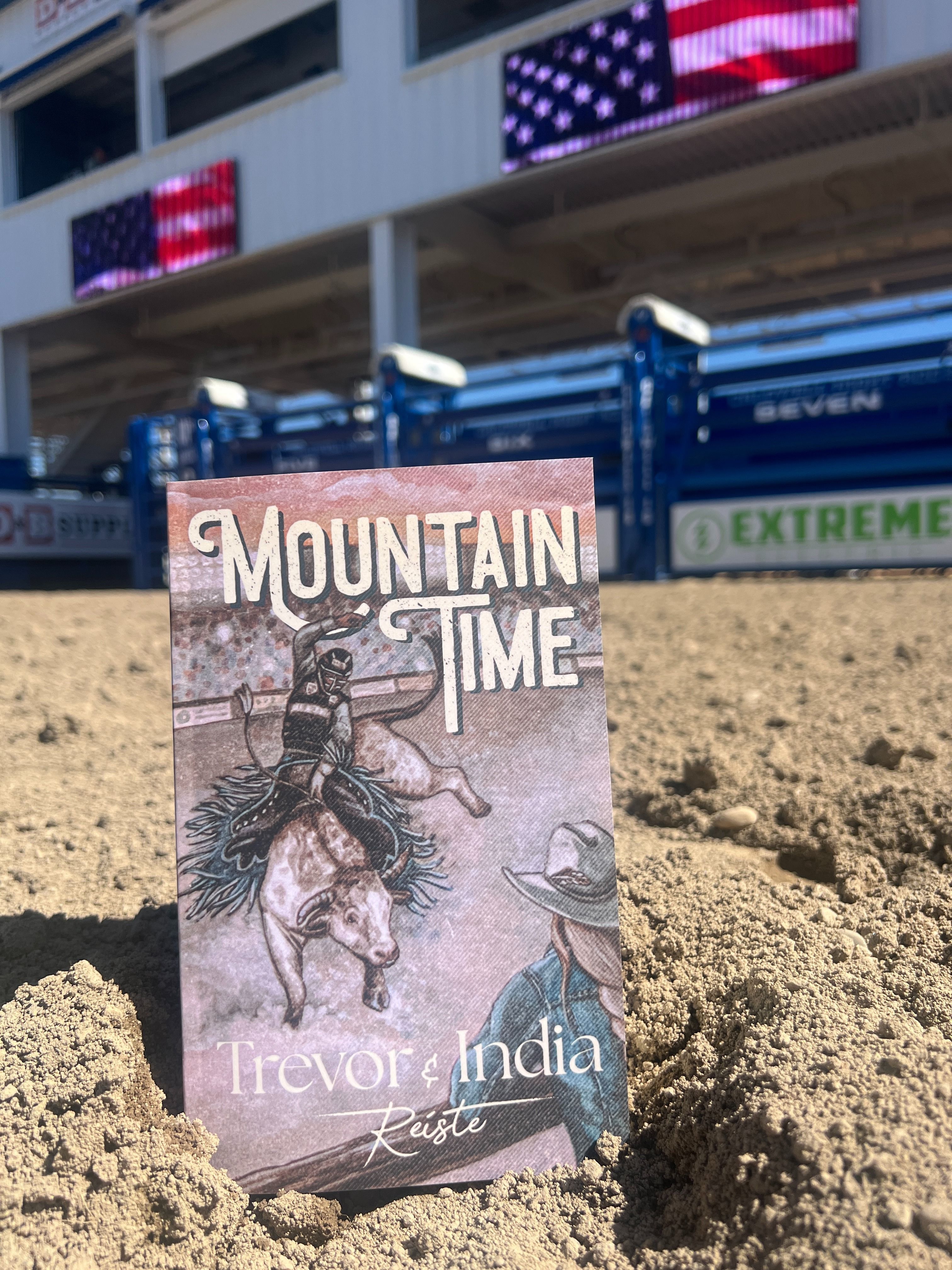 A book cover for mountain time book