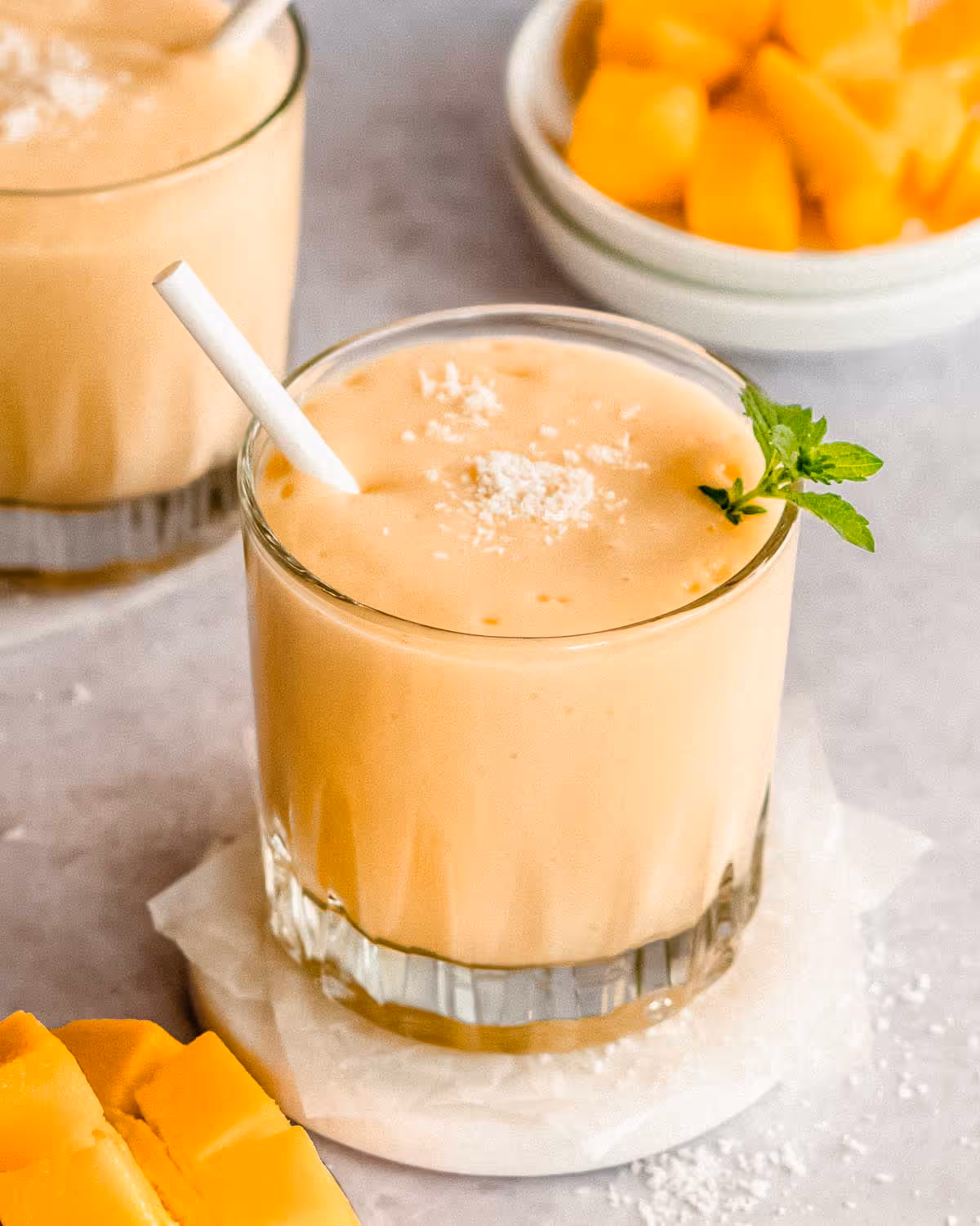 Frozen Mango Smoothie (without banana) - Wholefood Soulfood Kitchen
