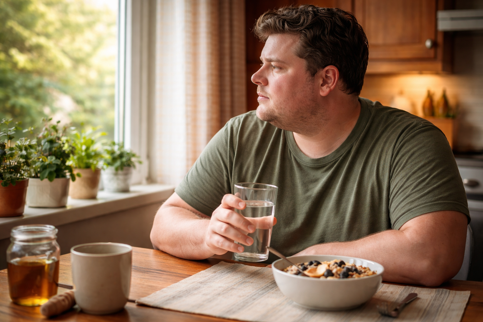 man with low testosterone 