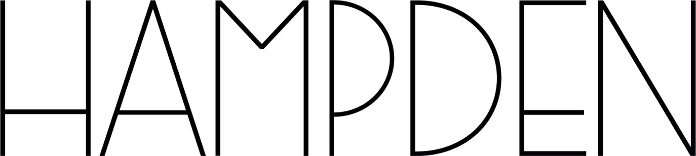 Hampden logo in black