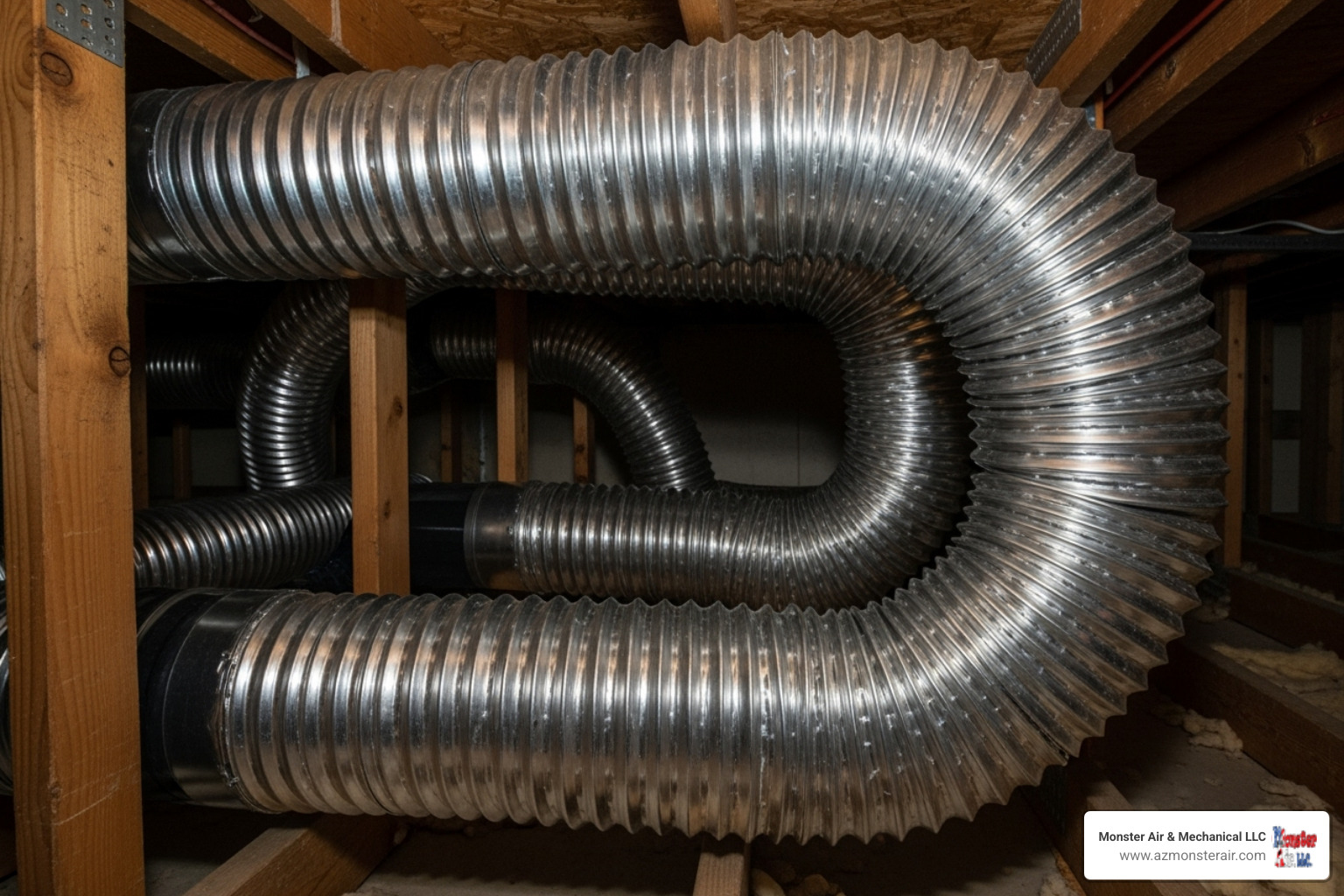 The Truth About Cleaning Flexible Ductwork: Damage Control or Deep Clean?