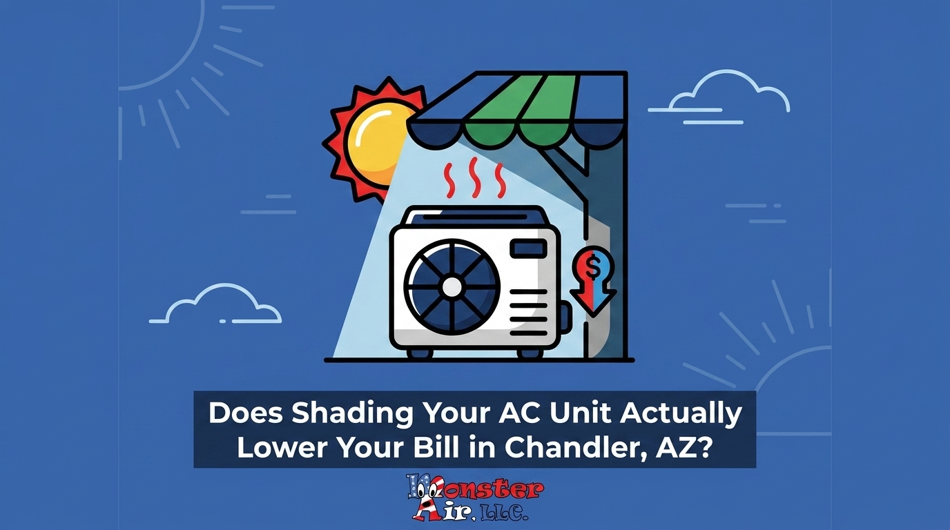 Does Shading Your AC Unit Actually Lower Your Bill in Chandler?
