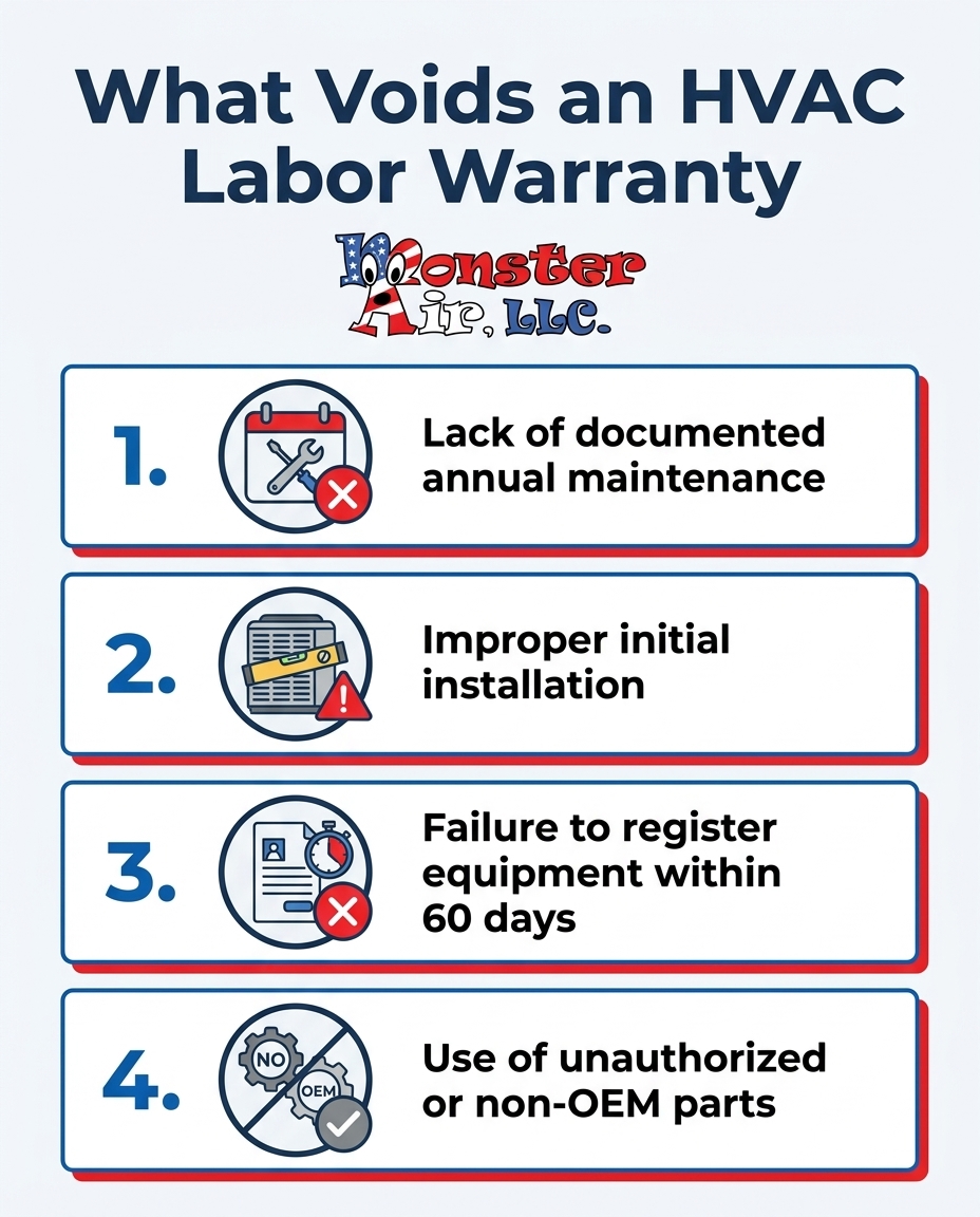 What Voids an HVAC Labor Warranty