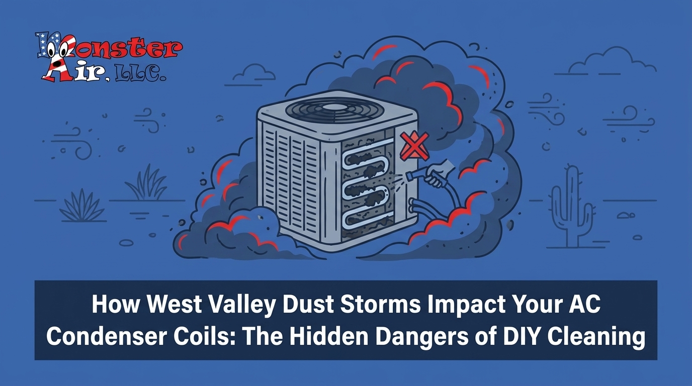 How West Valley Dust Storms Impact Your AC Condenser Coils