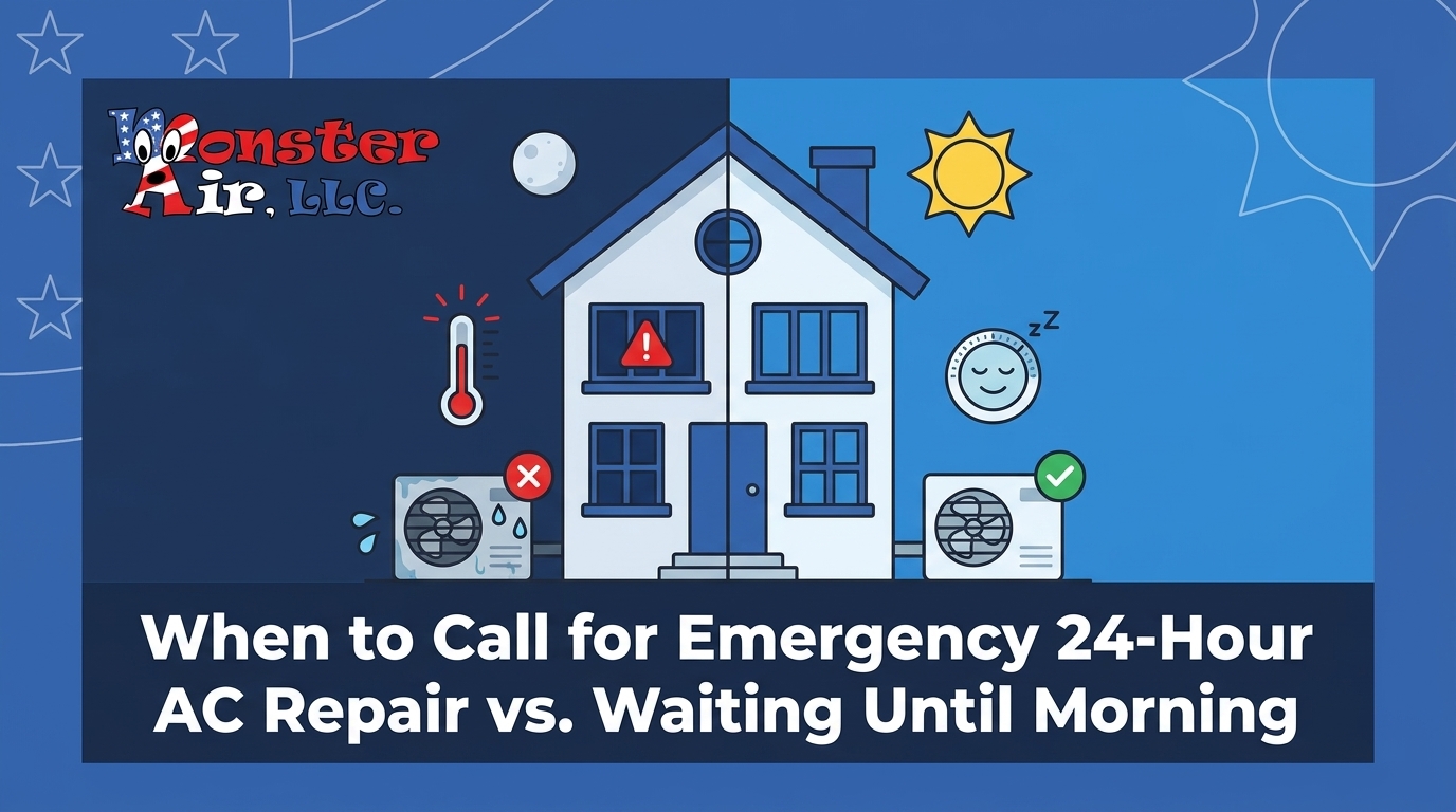When to Call for Emergency 24-Hour AC Repair vs. Waiting Until Morning