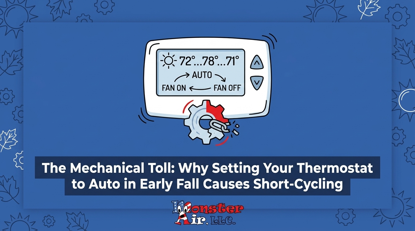 Why Setting Your Thermostat to Auto in Early Fall Causes Short-Cycling