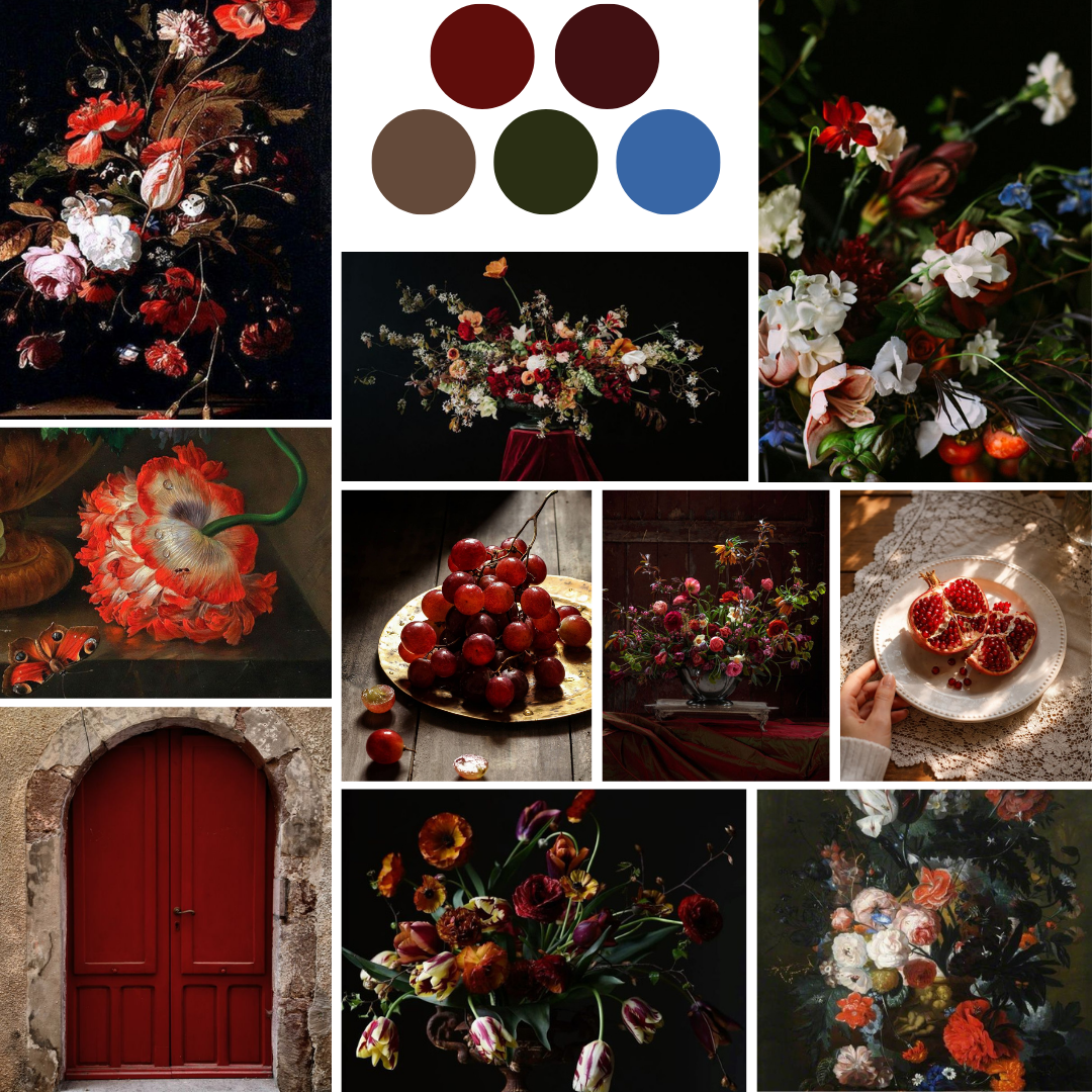 Mood Board for 2026 Valentine's Day Collection.