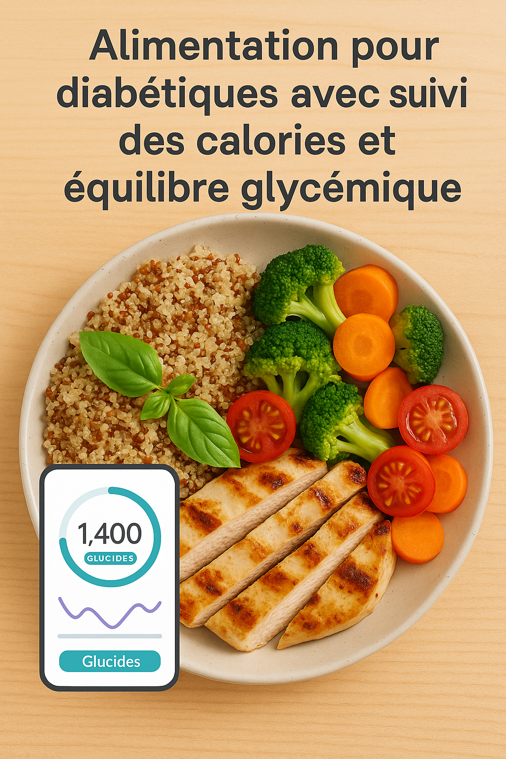 Application mobile pour diabétiques de type 2 avec suivi glycémique et activité physique