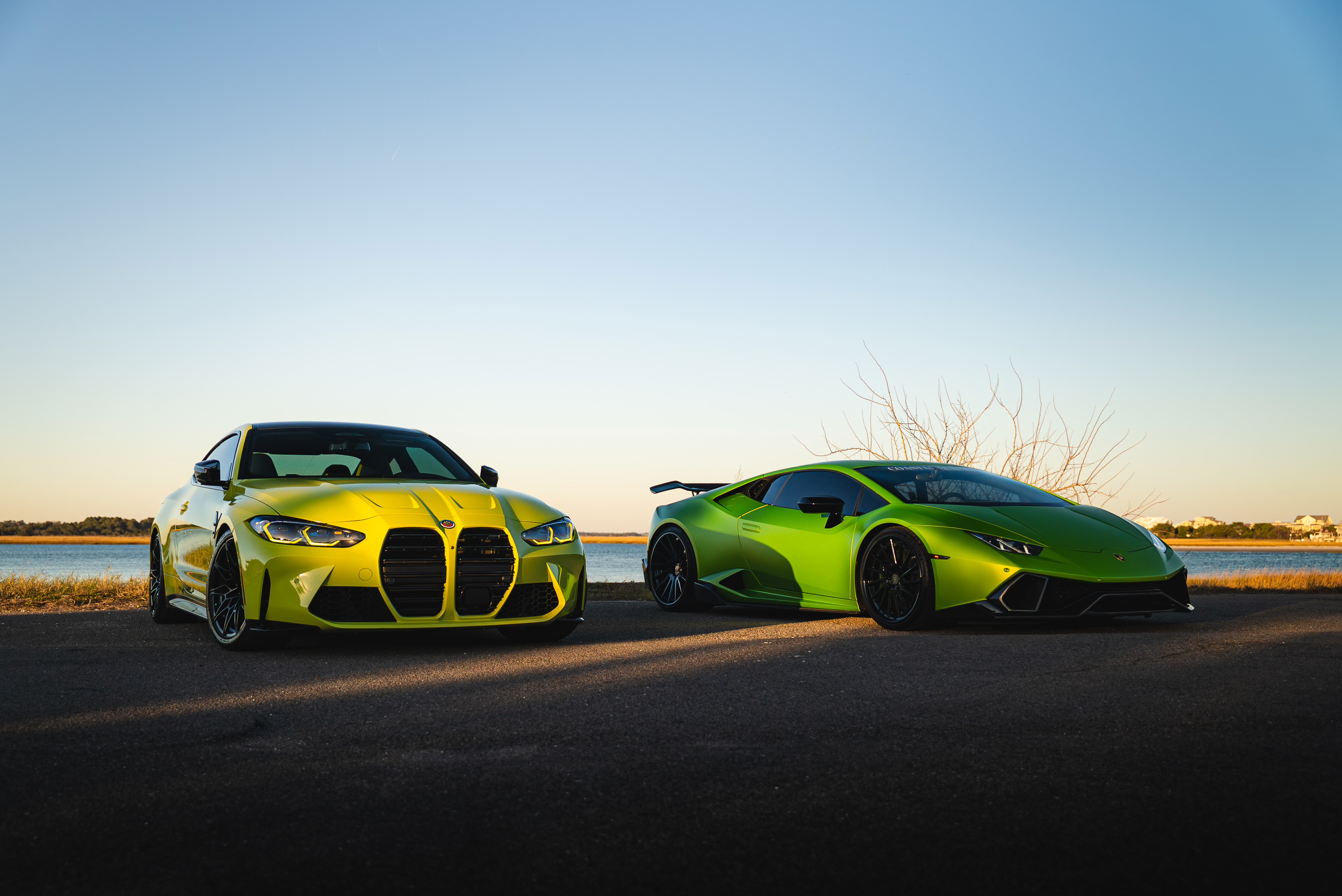 Lambo and M4 Coastal Luxury