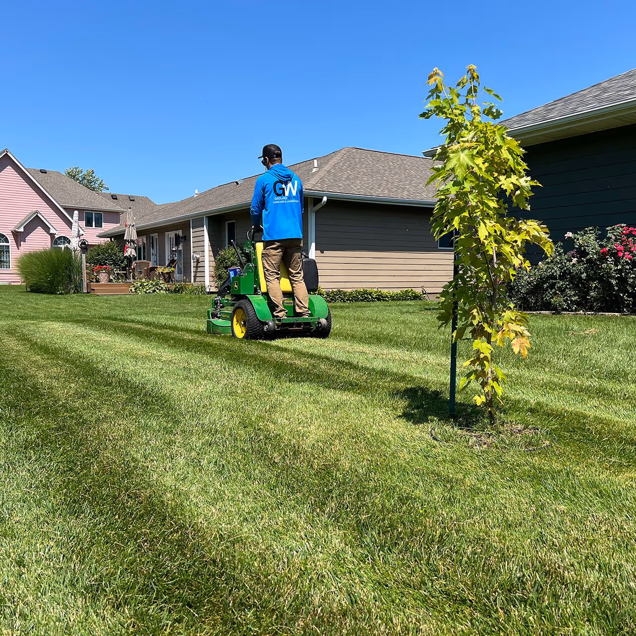 Ground Works Lawn Care and Landscaping professional lawn mowing and landscaping services