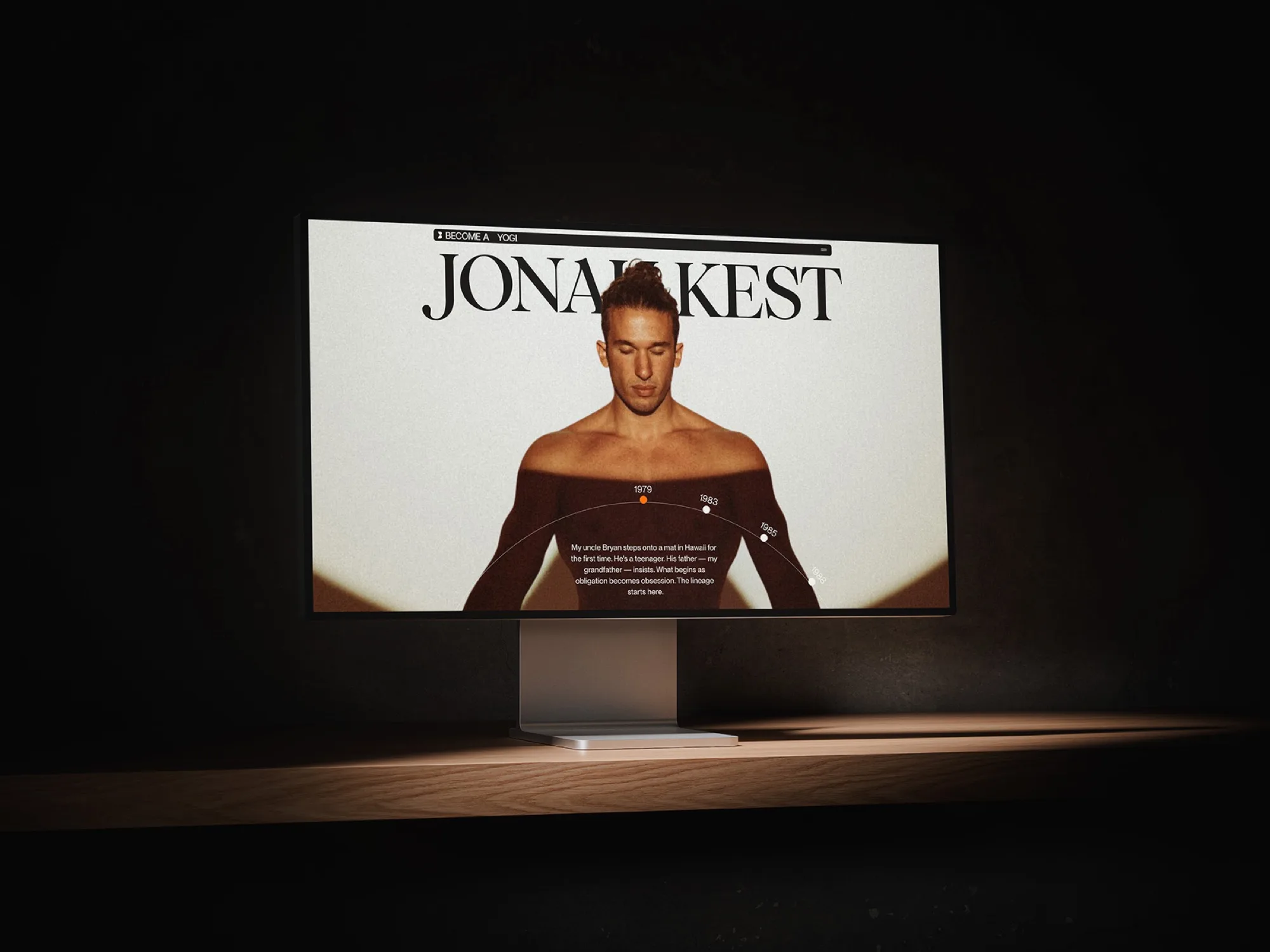 The Jonah Kest page, Become A Yogi
