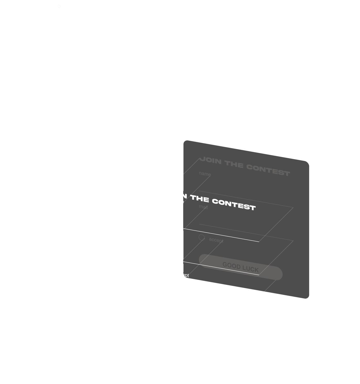 Landing page exploded diagram