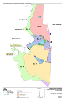 Map of DTSC designated Operational Units, former Georgia Pacific mill site.