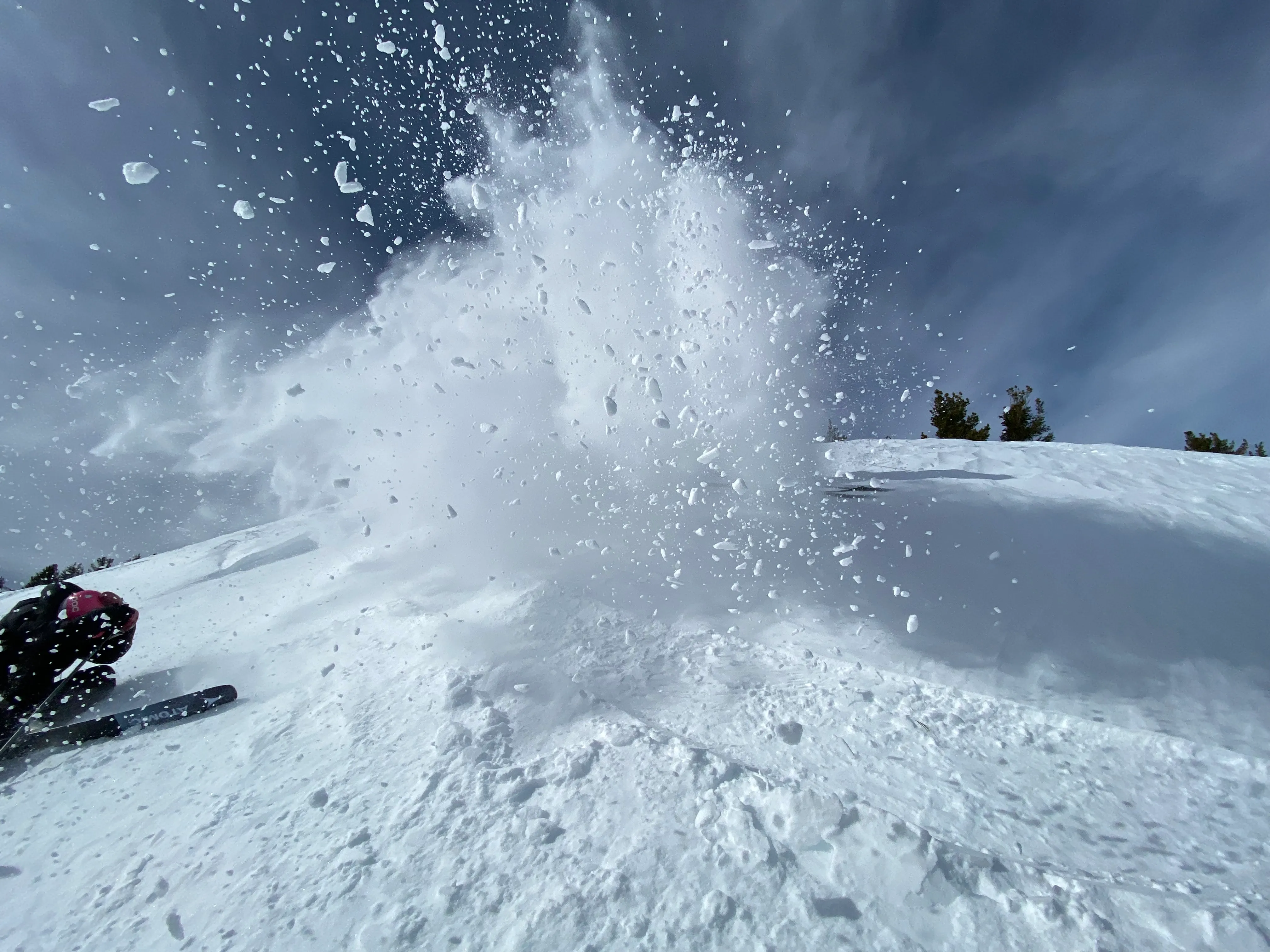 Skiing, Powder photograph