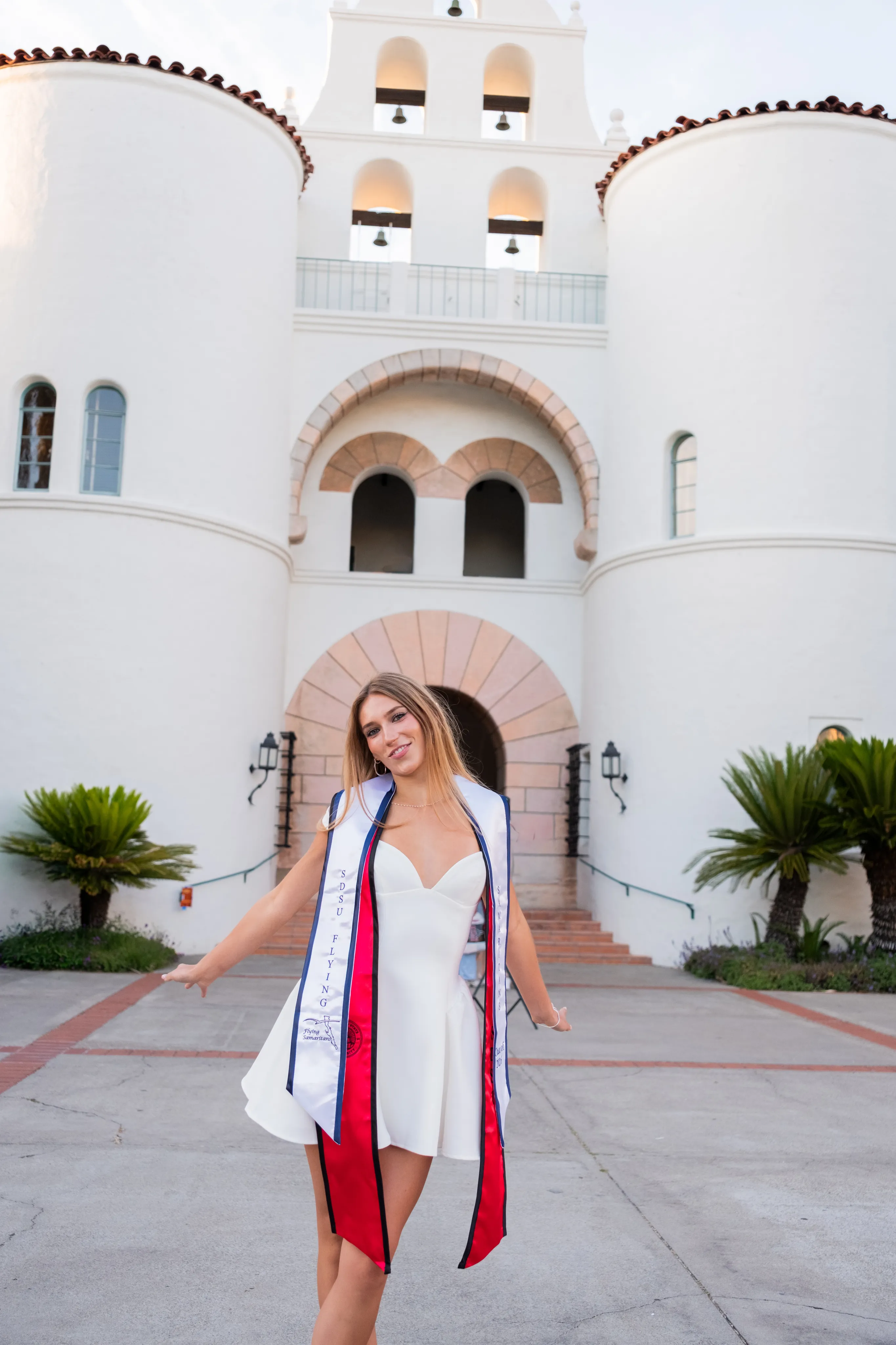 Grace, Campus graduation photograph