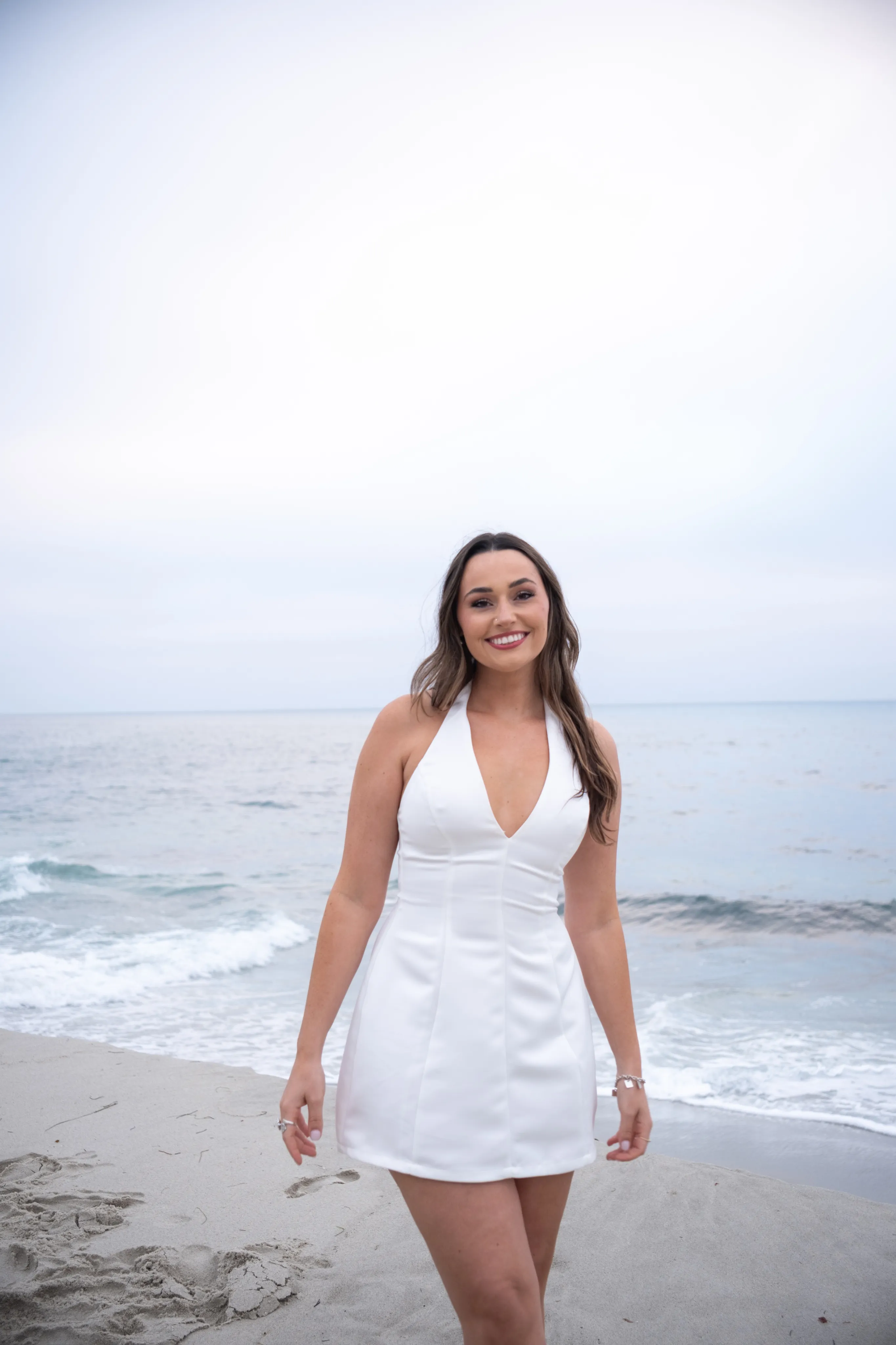 Senior portrait session on Coronado Beach in San Diego