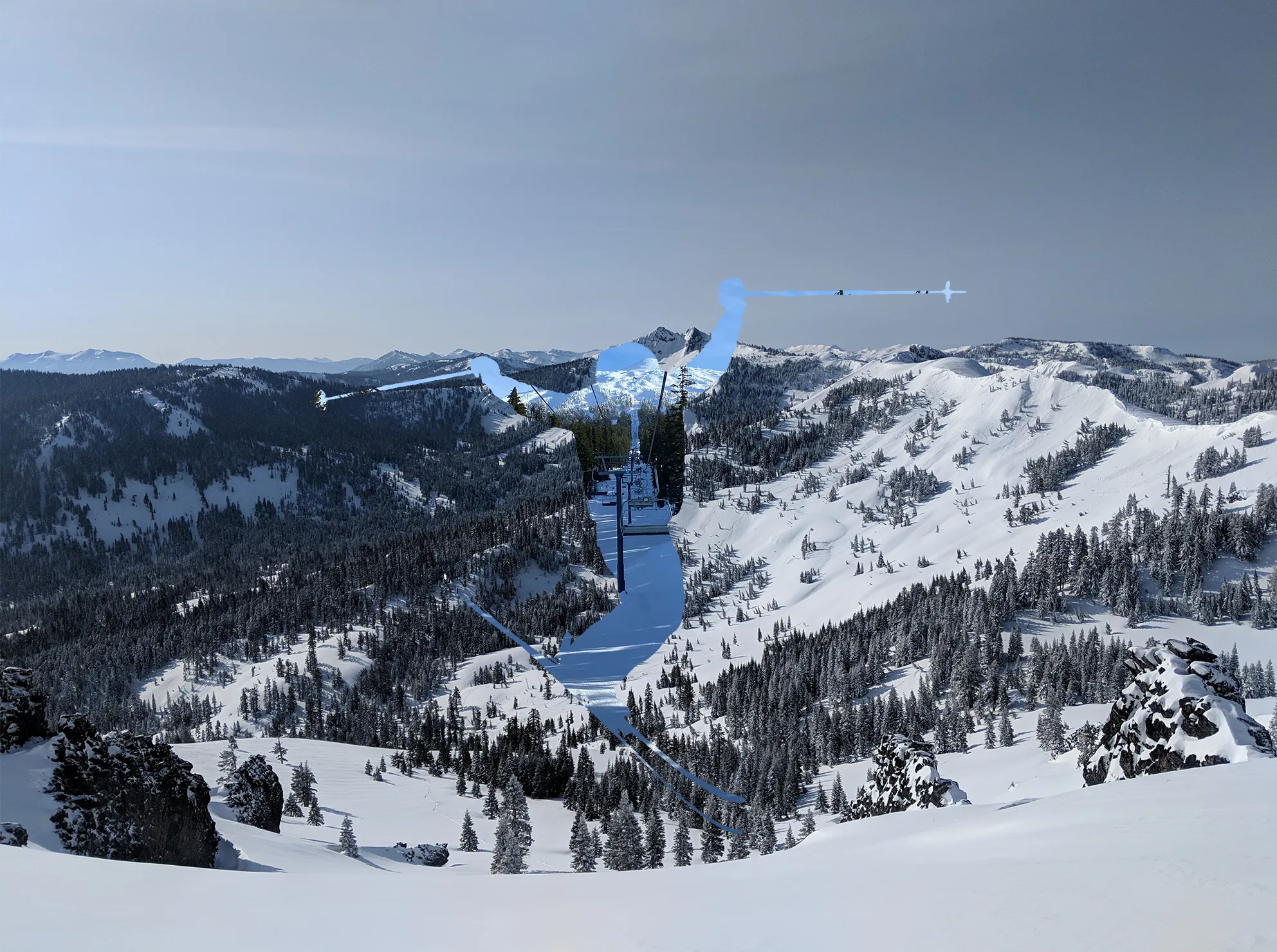 Mountain snow photograph