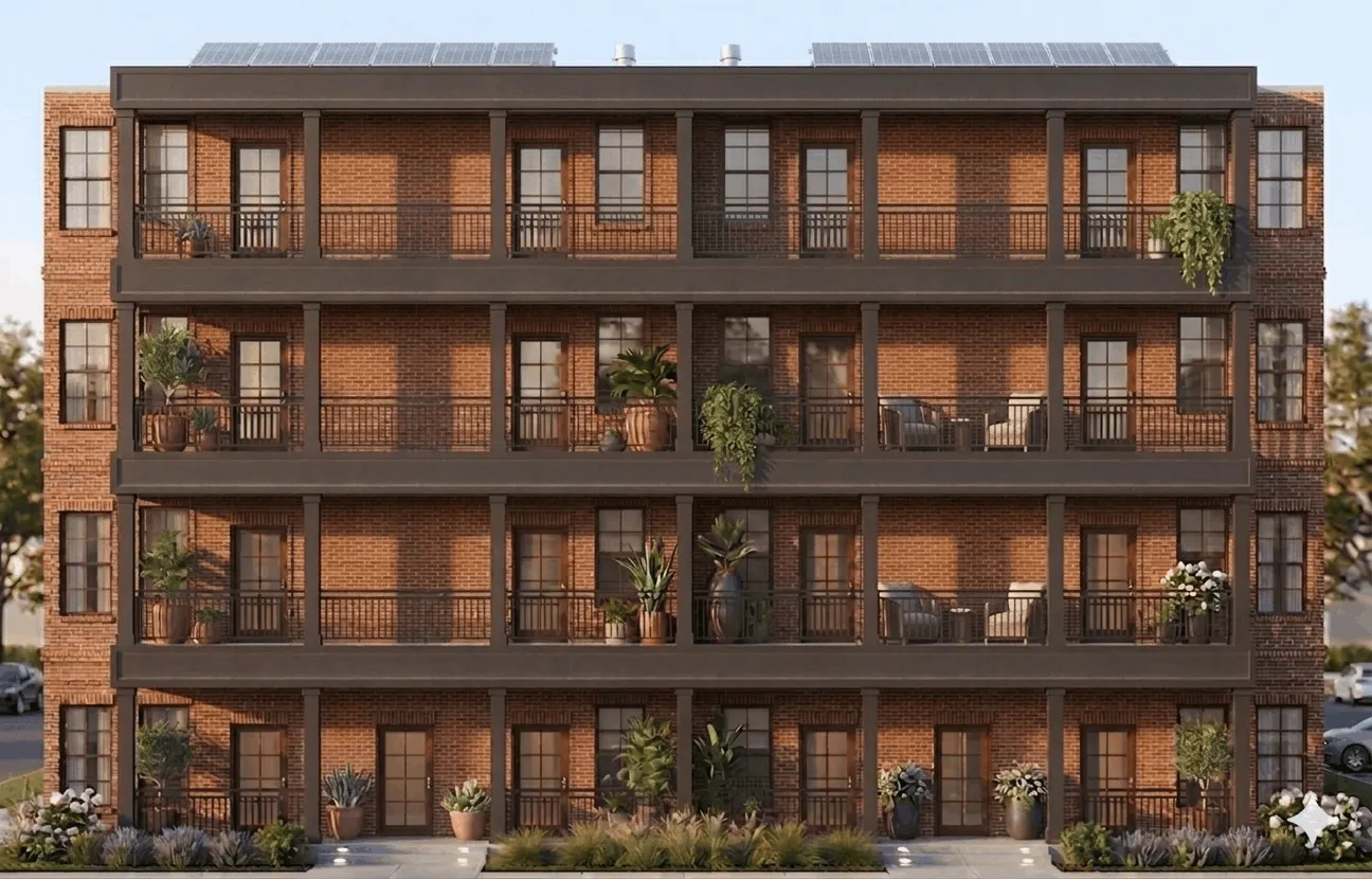 Exterior rendering of 211 W Symmes