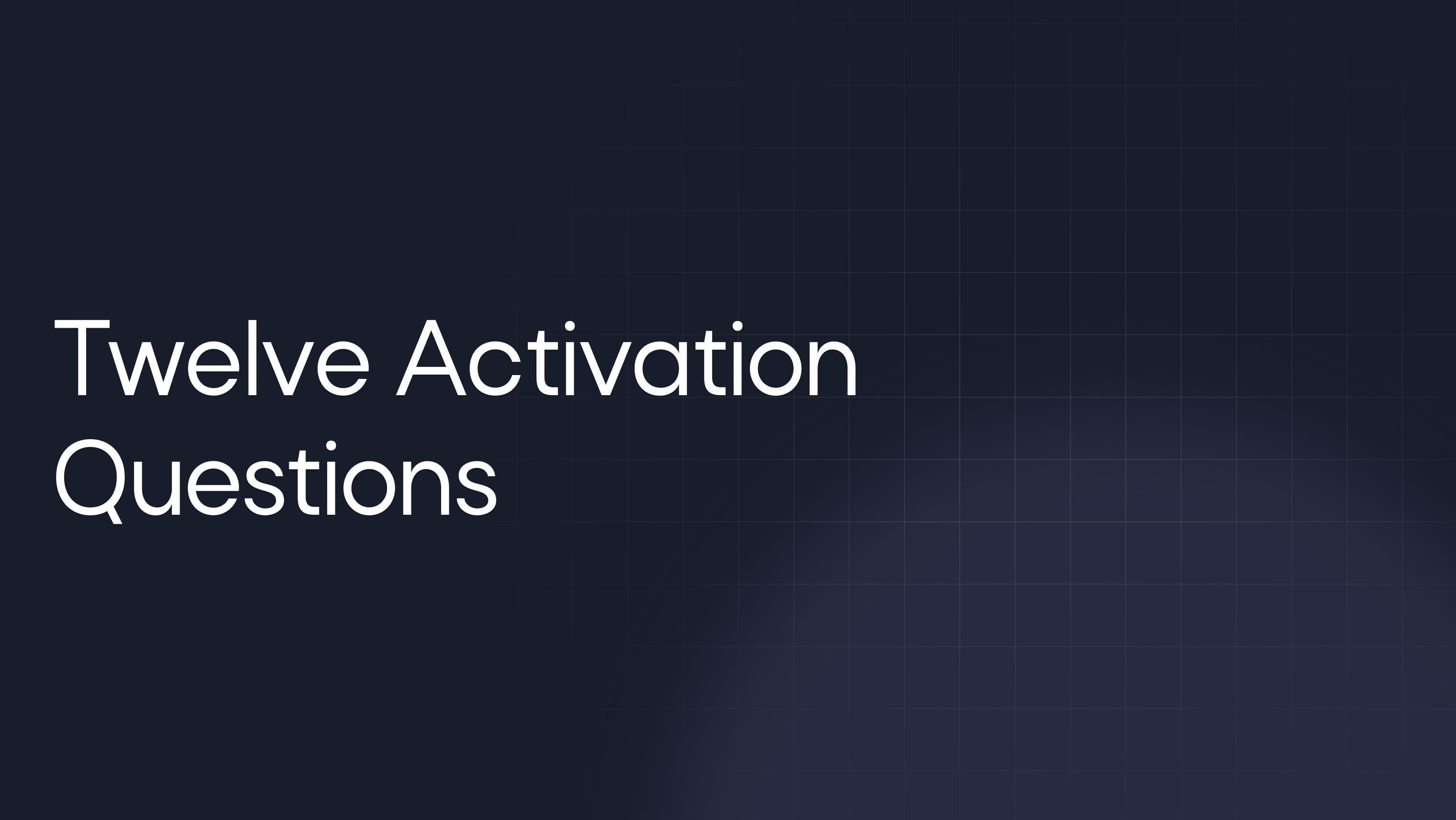The SaaS Onboarding Audit: 12 Questions That Reveal Why Users Aren't Activating