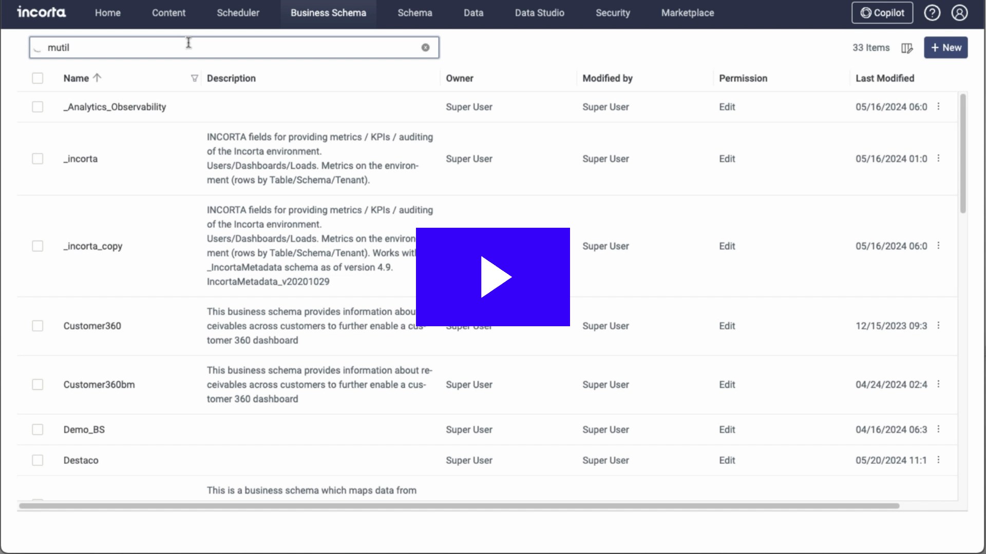 Unify Oracle EBS and SAP data in Incorta demo thumbnail