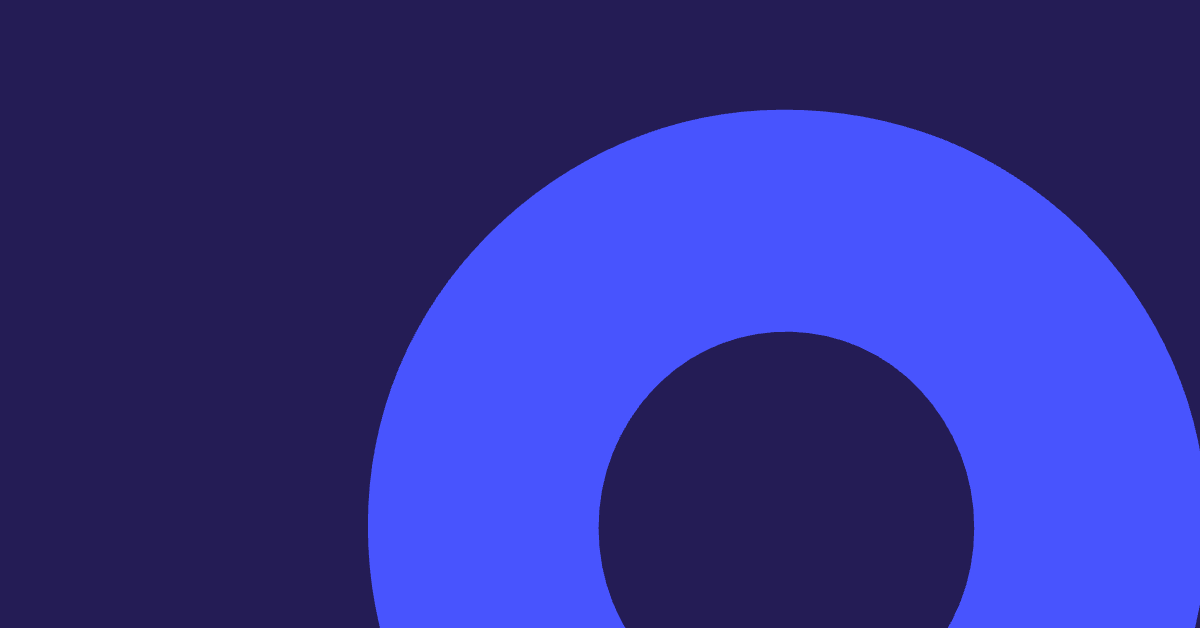 Navy background with blue ring