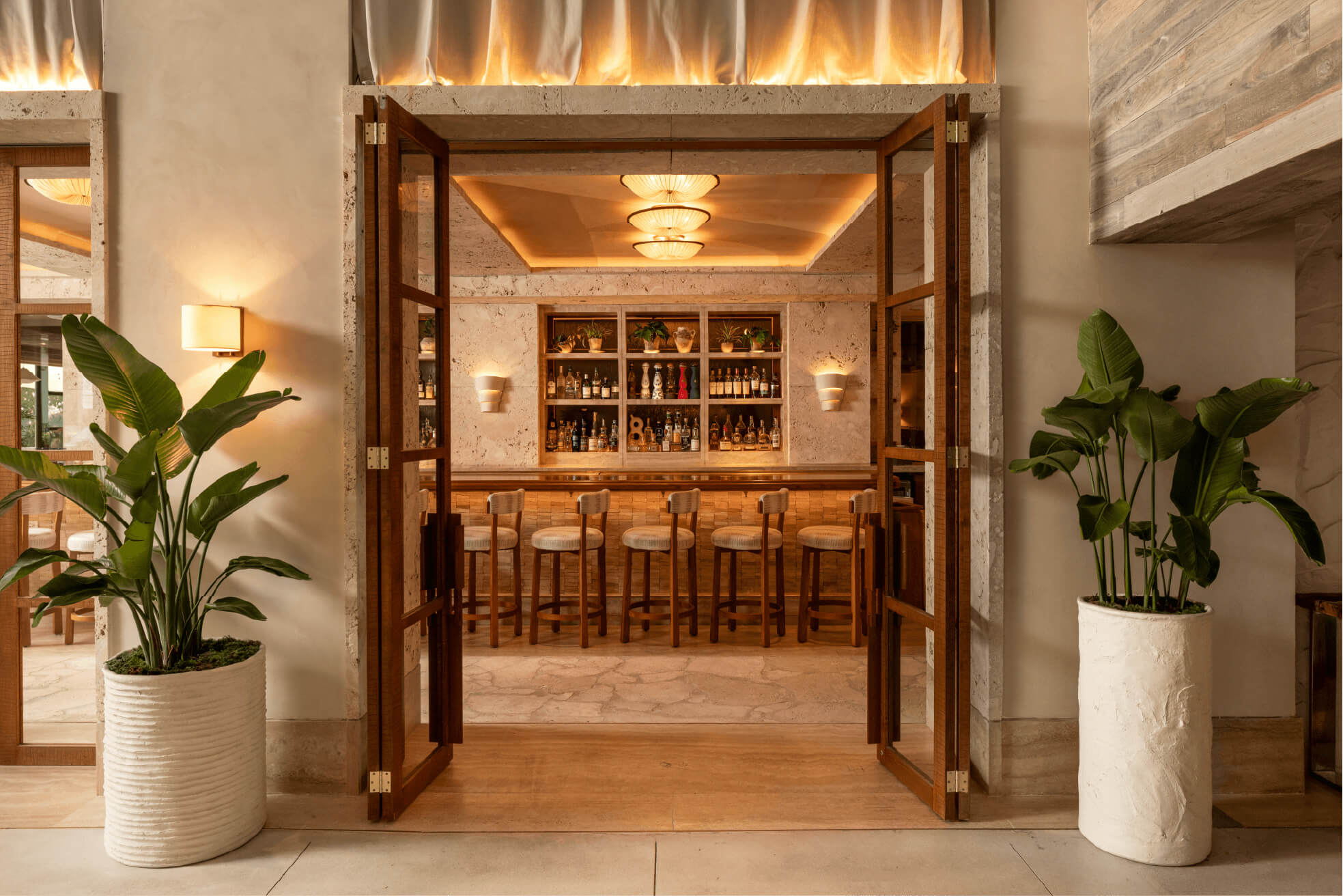 AVIV bar viewed from the doorway