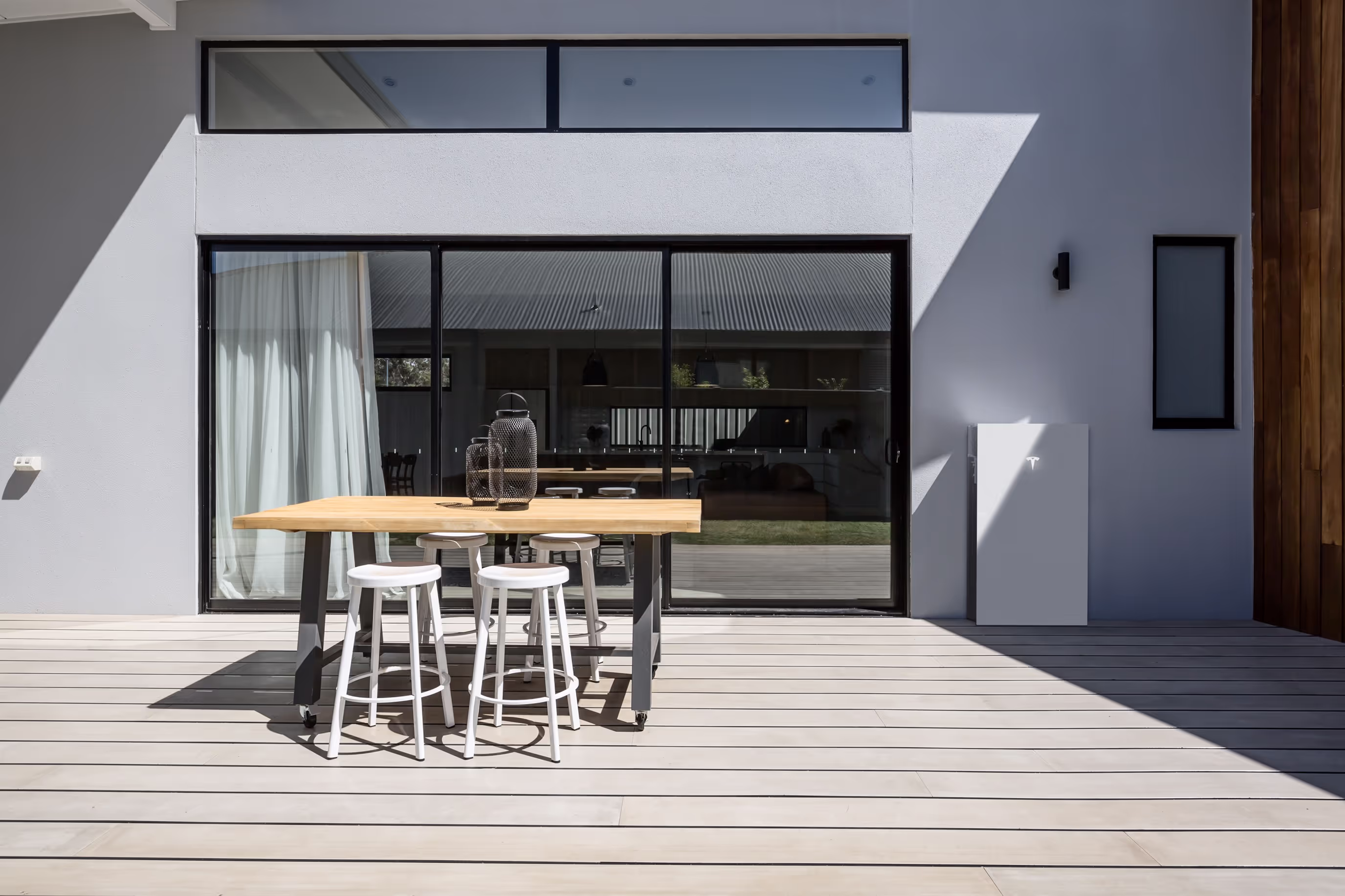 powerwall 3 outside deck