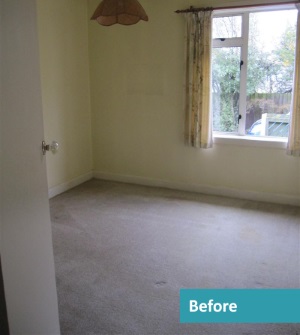 Rental property before Harrisons Flooring makeover 