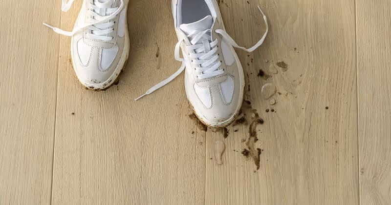 Sporty Australian families make mess with dirty trainers