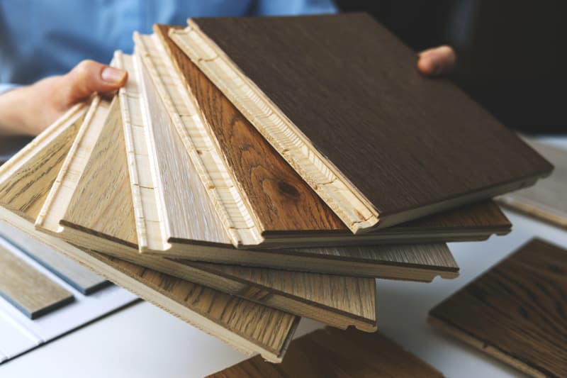 hardfloor samples from Harrisons Flooring