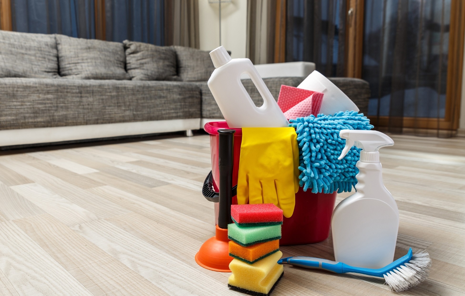 avoid harsh chemicals on vinyl flooring