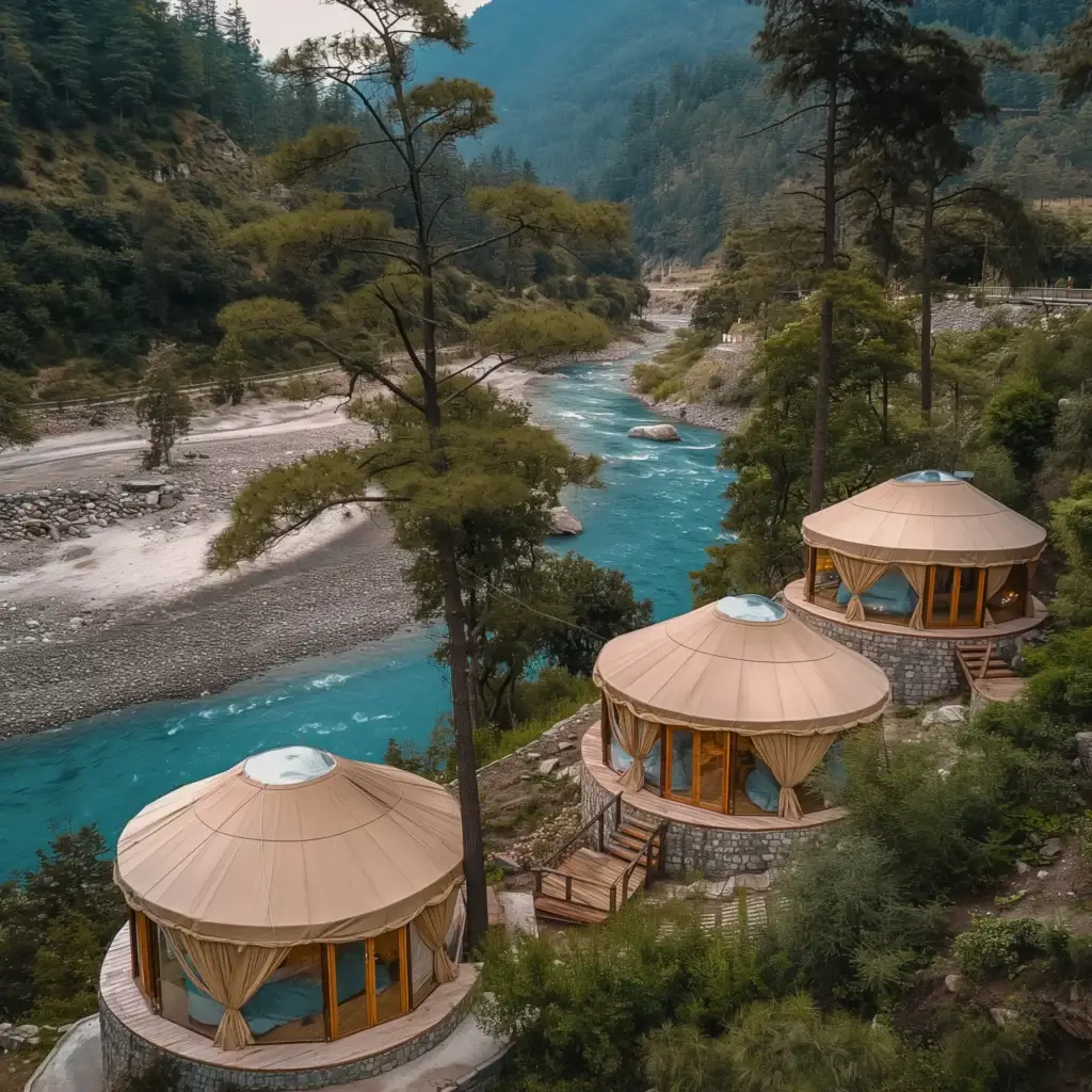 Modern uses of Yurt Houses - Glamping and Vacation Homes