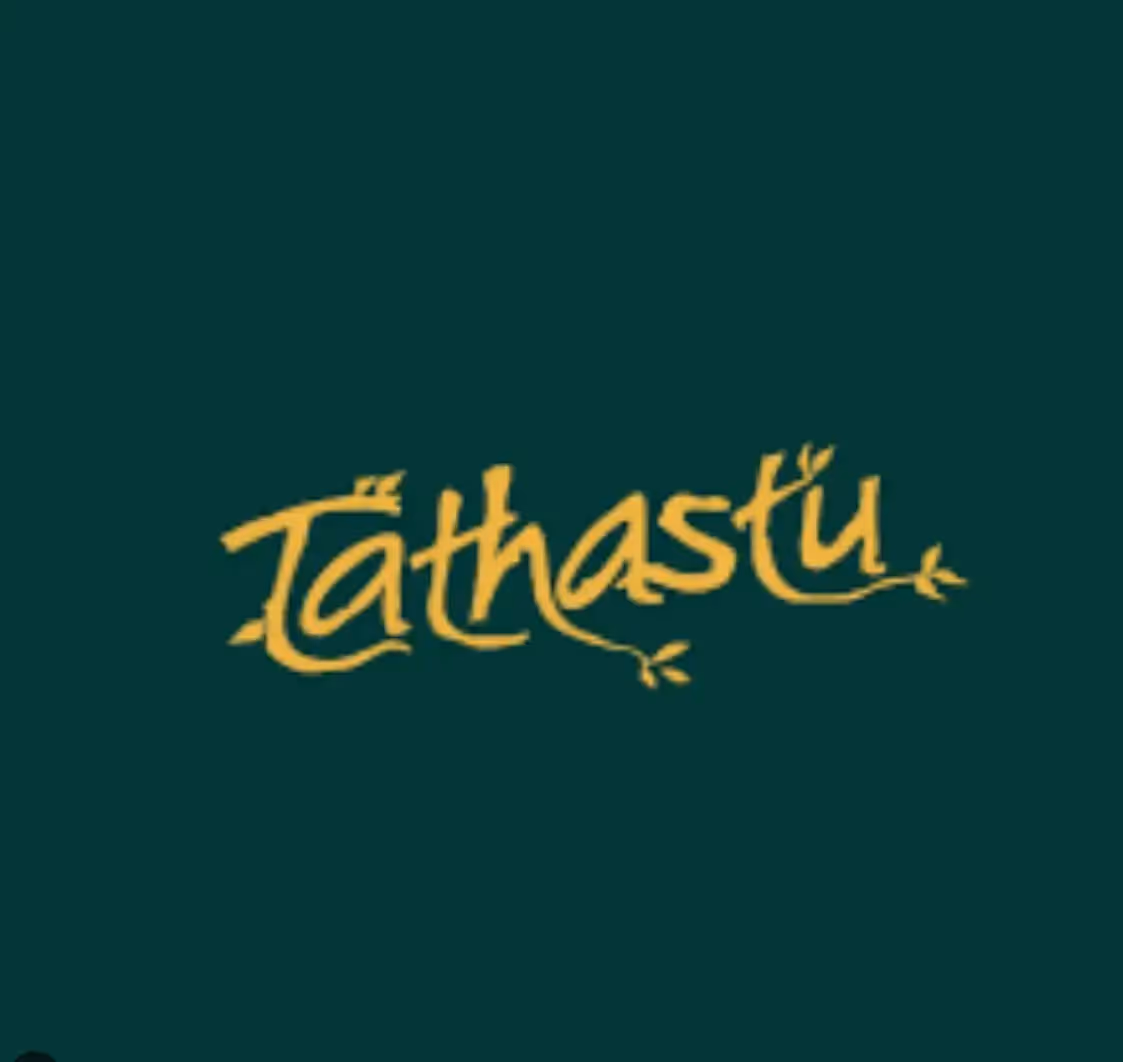 Modern luxury yurt with canvas walls in forest setting