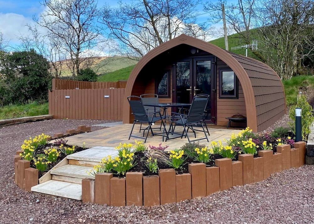 Glamping pod by Gortin Glen Glamping
