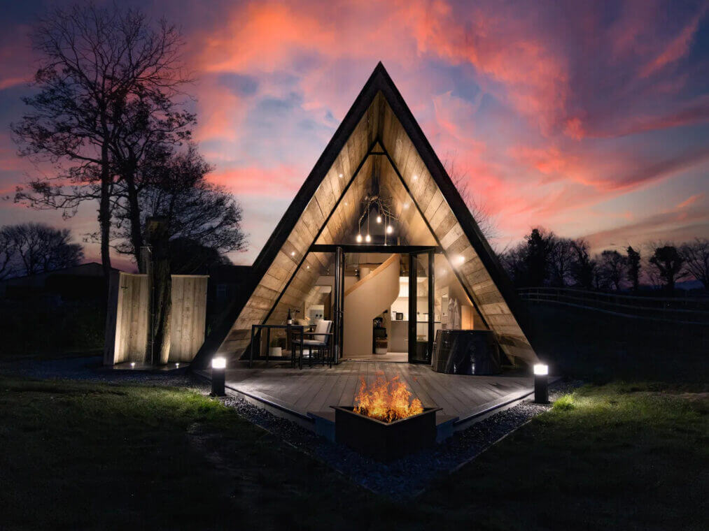 A-Frame cabin by The Tri-Pod