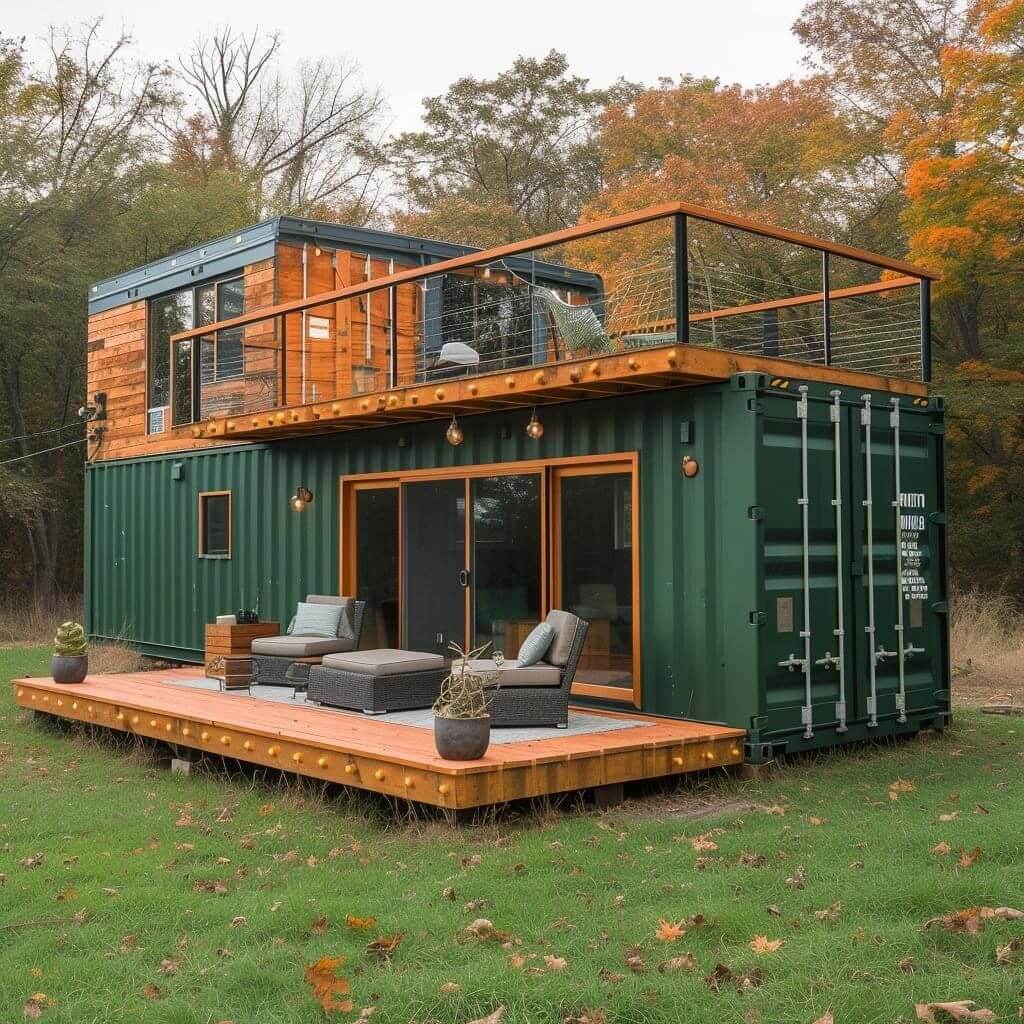 Glamping Shipping container