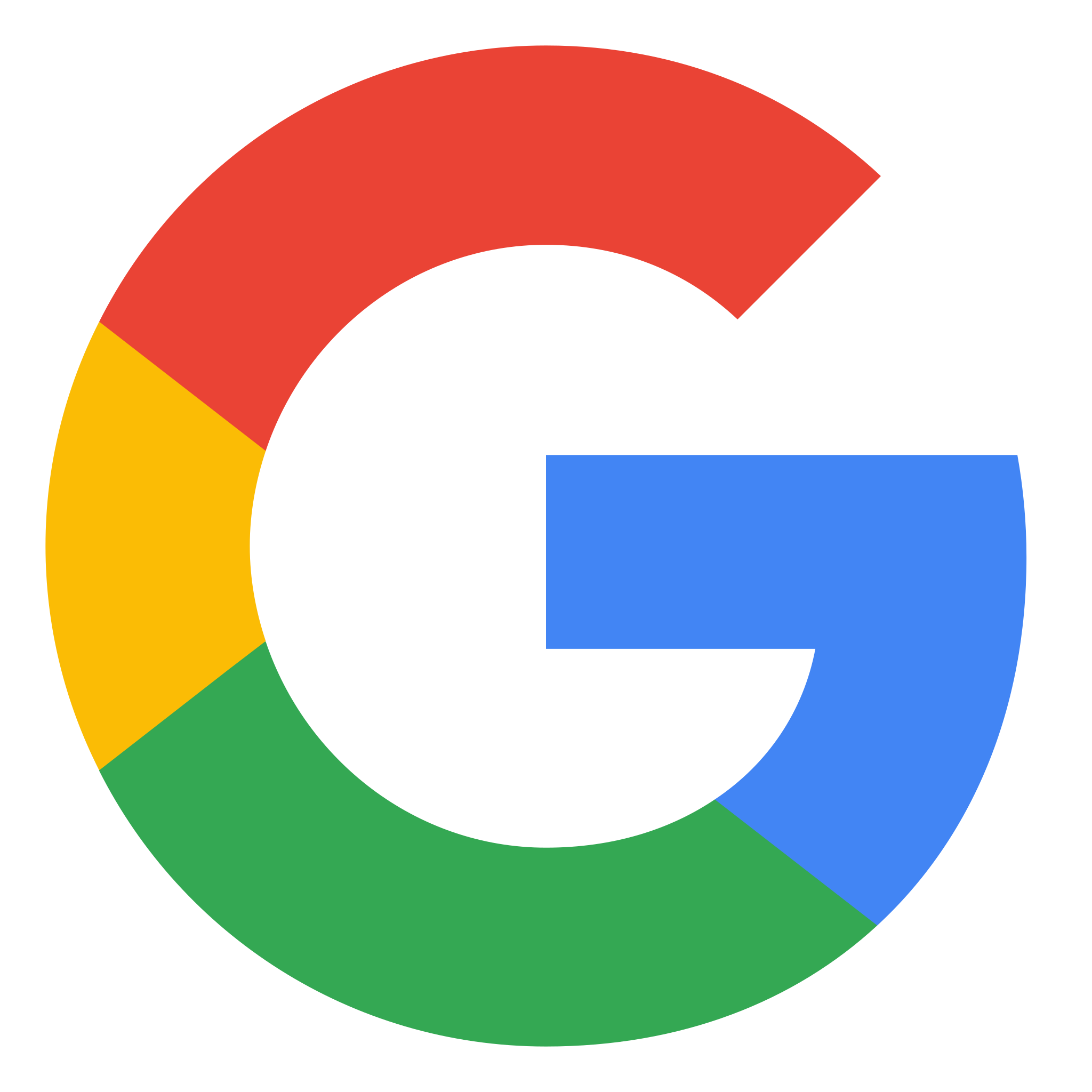 Google logo featuring a multicolored letter G in red, yellow, green, and blue - Wolf IQ