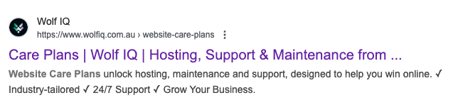 After SEO title change