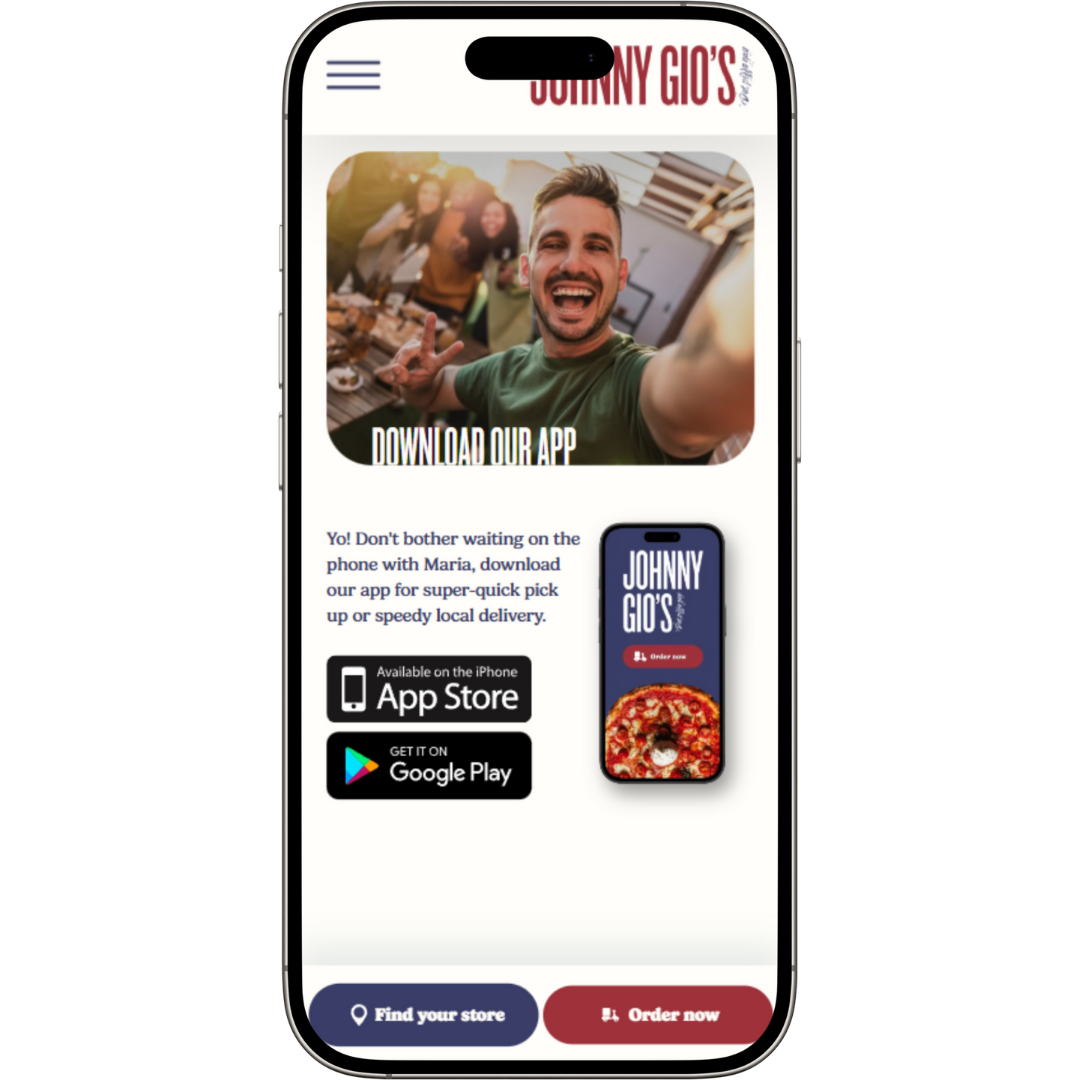 Mayo Hardware website in mobile view - Wolf IQ